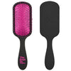 The Knot Dr. hair brush by Conair - Detangling hair brush - Removes Knots and Tangles in wet or dry hair- Black Neon w/Travel Case - Pink - Black