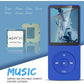 AGPTEK A02S 16GB MP3 Player, 70 Hours Playback Lossless Sound Music Player, Supports up to 128GB, Dark Blue