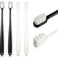 4 Pieces Extra Soft Toothbrushes for Sensitive Gums with 20000 Micro Nano Bristle for Adult Pregnant Gum Recession Elderly Braces, Protect Fragile Gums(Black, White)