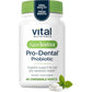 Hyperbiotics Vital Nutrients Pro Dental Probiotic | Clinically Studied BLIS K12 and M18 | Oral Probiotics for Bad Breath Treatment for Adults | Oral Health for Teeth and Gums | 45 Mint Tablets