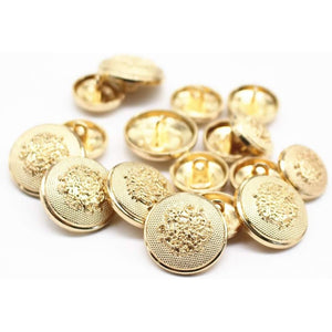 YaHoGa 14pcs Gold Blazer Buttons for Men's Suits Blazers Sport Coats 20mm 15mm Metal Shank Suit Buttons Set for Sewing Coats Suits Blazers (MB20080)