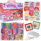 Buy now Valentines Day Cards for Kids Classroom-Heart Themed Fuse Bead Kits (24ct)-Perfect Valentines Day Gifts for Kids School Exchange for Boys & Girls -Each Includes Pixel Art Craft Activity w Perler Beads at indiglob india