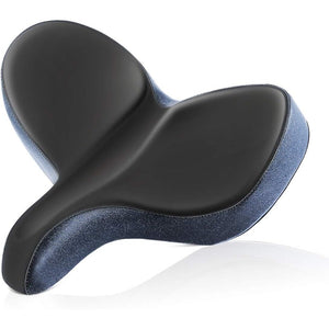 YLG Oversized Comfort Bike Seat Comfortable Replacement Bike Saddle Memory Foam Soft Bike Saddle Waterproof Universal Fit Bicycle Seat for Women Men