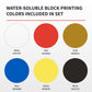 Buy now Speedball 3470 Water-Soluble Block Printing Ink Starter Set ƒ?? 6 Bold Colors with Satiny Finish - 1.25 FL OZ Tubes, Multicolor at indiglob india