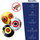 Bird-X Scare-Eye Balloons, Predator 3D Eye Balloons with Glaring, Bright Colors, Cover up to 6,000 sq. ft. Area, Pack of 3, Yellow, White, and Black