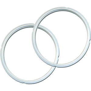 Instant Pot 2-Pack Sealing Ring 5 & 6-Qt, Inner Pot Seal Ring, Electric Pressure Cooker Accessories, Non-Toxic, BPA-Free, Replacement Parts, Clear