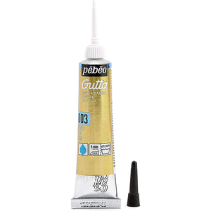 Pebeo Setasilk Silk Painting Water Based Gutta 20-Milliliter Tube, Gold, 0.67 Fl Oz (Pack of 1)
