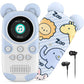 RUIZU 64GB MP3 Player for Kids, Cute Panda Portable Music Player MP3, Child MP3 Player with Bluetooth 5.3, Speaker, FM Radio, Voice Recorder, Alarm Clock, Stopwatch, Pedometer, Support up to 128GB