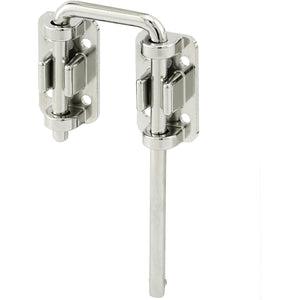 Buy now Prime-Line U 9847 Patio Sliding Door Loop Lock – Increase Home Security, Install Additional Child-Safe Security, 2-1/8 In. Hardened Steel Bar with Diecast Base, Chrome Plated (Single Pack) at indiglob india