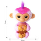 Fingerlings 2023 New Interactive Baby Monkey Reacts to Touch – 70+ Sounds & Reactions – Harmony (Pink)