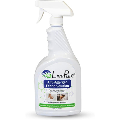 LivePure Anti-Allergen 32 OZ Fabric Spray for Household Surfaces