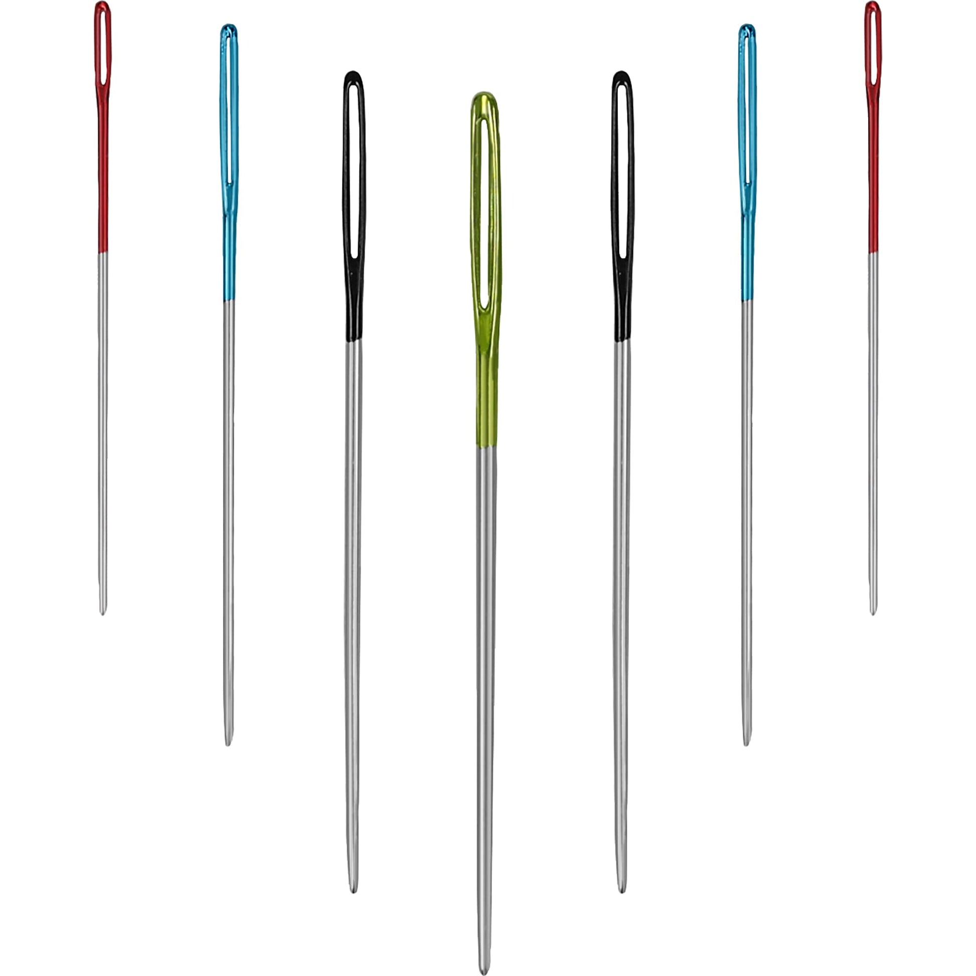 Buy now SINGER Tapestry Needles in Dial Compact, Assorted Sized Sewing Needles, Sizes 22, 24, 26, 28, Set of 24 at indiglob india