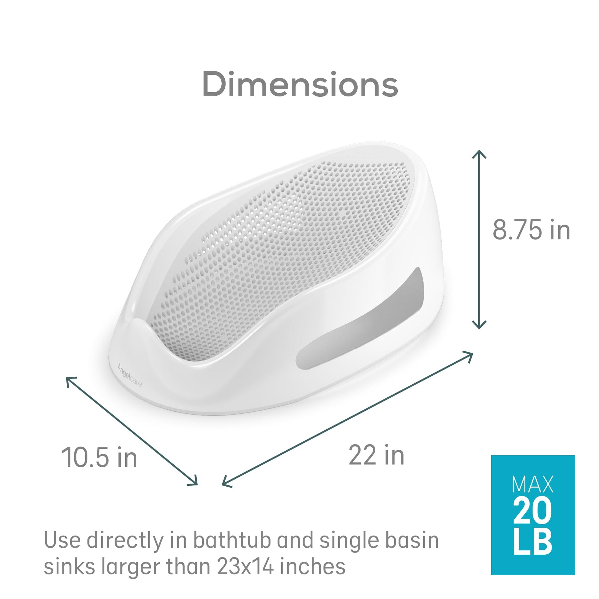 Buy now Angelcare Baby Bath Support (Gray) | Ideal for Babies Less Than 6 Months Old at indiglob india