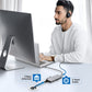 Buy now USB C Docking Station Dual Monitor,USB C Dual Monitor 2 HDMI Adapter,Triple Display 4K HDMI&VGA,10Gbps Data Transfer,14 in 1-3USB3.0&2USB2.0,Gigabit Ethernet,100W PD,SD/TF Card Reader,3.5mm Audio at indiglob india