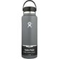 Hydro Flask Water Bottle - Insulated Stainless Steel - Wide Mouth Flex Lid, Non Spill, Leakproof and Refillable in 40 Oz