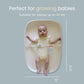 Buy now Snuggle Me?? Baby Changing Pad - Soft PU Foam Diaper Changing Pad for Dresser, Scandi-Inspired with Wooden Base in Light Oak Finish, Wipe-Clean Surface & Safety Strap (27.6" ?? 18.9" ?? 3.9") at indiglob india