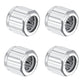 4 Pieces Needle Roller Bearings, One Way Bearing, 8mm Needle Bearings Bore 14mm OD 12mm Width, High Load Carrying Capacity and Stiffness