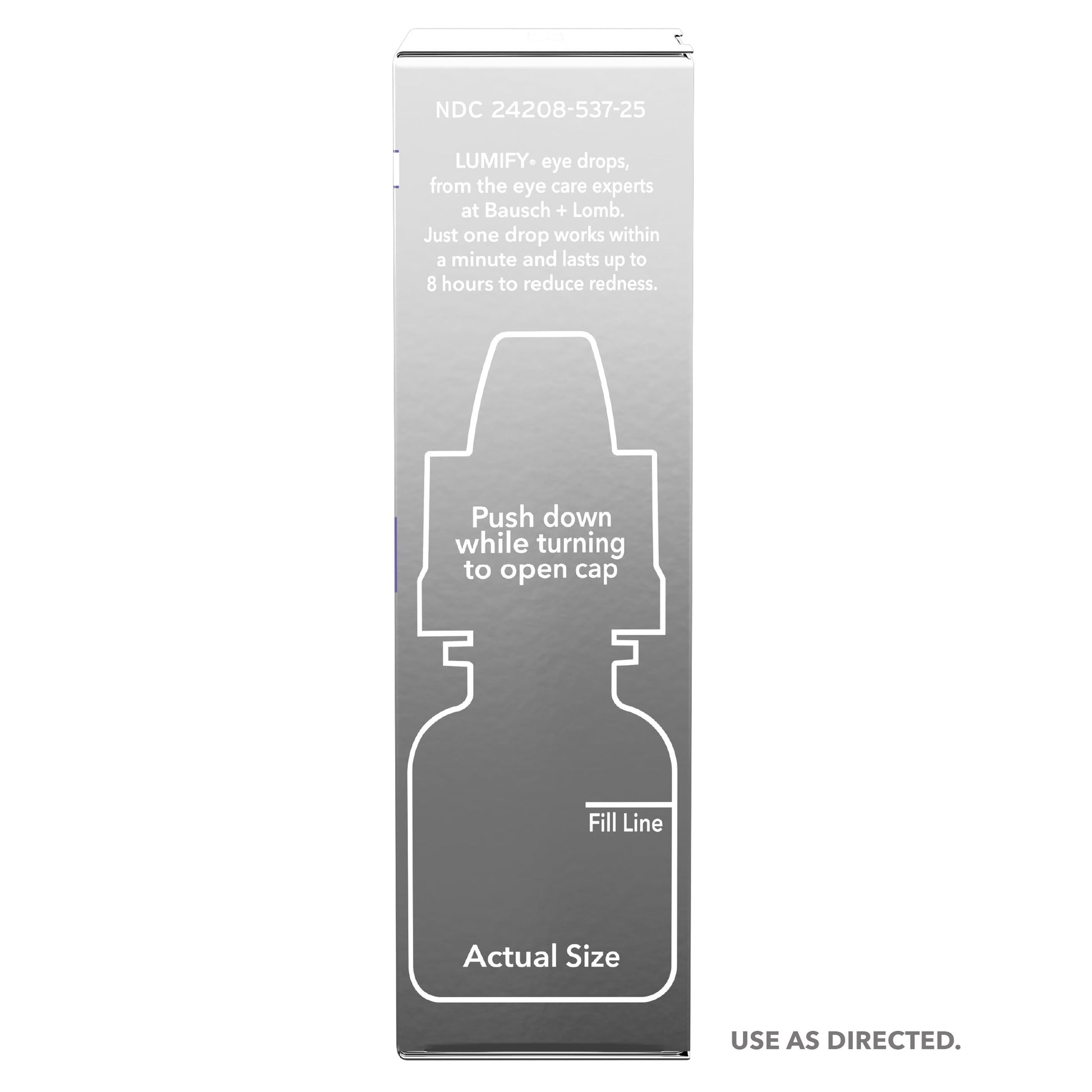 Buy now LUMIFY Eye Drops for Red Eyes, Redness Reliever for Brighter Looking Eyes, Works in 1 Minute & Lasts Up to 8 Hours, Eye Drops, 0.25 Fl Oz (7.5mL) at indiglob india