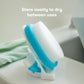 Buy now Frida Baby The 3-Step Cradle Cap System, DermaFrida The FlakeFixer, Sponge, Brush, Comb and Storage Stand for Babies with Cradle Cap, White-Blue at indiglob india