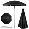 PICNIC TIME 5.5 Ft Portable Beach Umbrella, Lightweight UV Protection Sunshade with Tilt Pole & Carry Bag, Outdoor Canopy Umbrella for Beach, Sand, Pool, Patio, Camping, Travel, or Backyard Shade, (Navy Blue) - Black