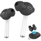 AhaStyle 4 Pairs AirPods Ear Tips Silicone Earbuds Cover [Not Fit in The Charging Case] Compatible with Apple AirPods (2 Pair Large & 2 Pairs Small, White)