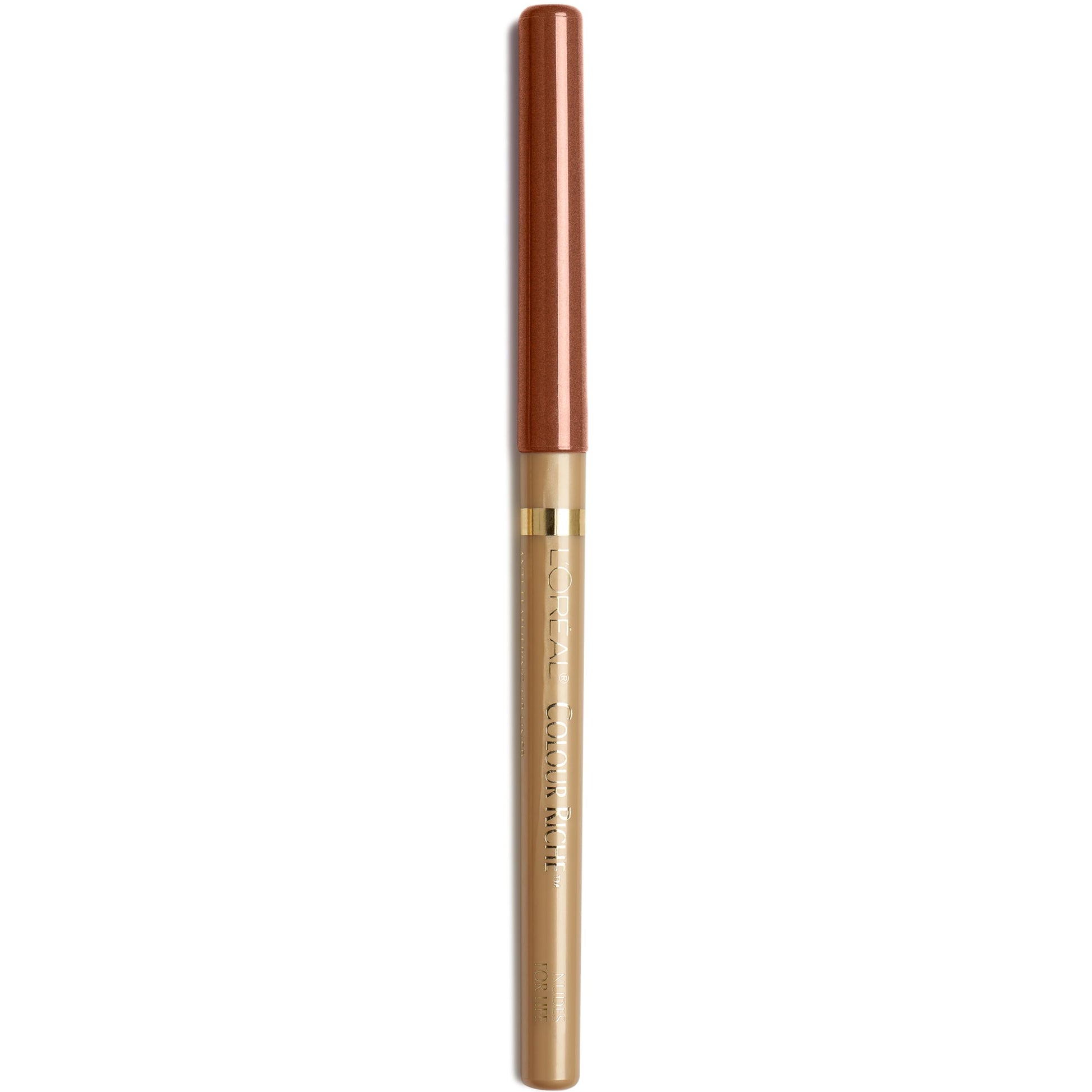 Buy now L'Oreal Paris Colour Riche Lip Liner Pencil, Creamy Lip Liner with Omega 3 and Vitamin E, 783 More Chocolate (Brown) Nudes For Life 1 Count (Pack of 1) at indiglob india