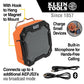 Buy now KLEIN TOOLS AEPJS3 Bluetooth Jobsite Speaker with Magnet and Hook, 20-Hr Run Time, Charge Via USB A or C, Pair Multiple Speakers Via Broadcast, Hands Free Capable at indiglob india