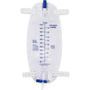 Easy-Tap Leg Bag Urinary Drainage Bag, 1000ml, Anti-Reflux Valve, Cloth Straps, Easy Flip Drain (Pack of 3) - Col3