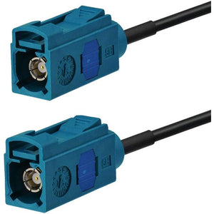 Bingfu Fakra Z Female to Female Vehicle Antenna Extension Cable 3m 10 feet for Car Stereo Android Head Unit GPS Navigation FM AM Radio Sirius XM Satellite Radio 4G LTE TEL Telematics Bluetooth Module