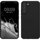 kwmobile Case Compatible with Samsung Galaxy S22 Plus Case - TPU Silicone Phone Cover with Soft Finish - Black Matte