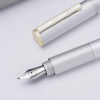 Hongdian Black Forest Fountain Pen Titanium Black Extra Fine Nib Beautiful Tree Texture Excellent Gift Pen