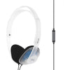 Koss KPH30iCL On-Ear Headphones, in-Line Microphone and Touch Remote Control, D-Profile Design, Wired with 3.5mm Plug (Clear) - Clear