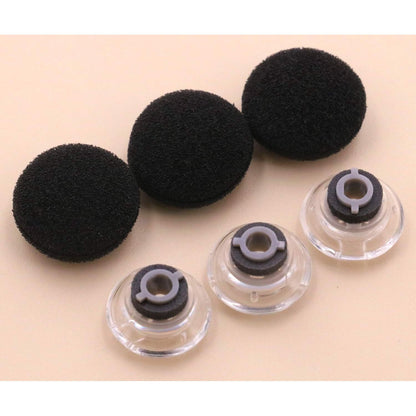 Earbuds Eartips Kit Replacement for Plantronics Voyager 5200, Medium Size Ear Gels Tips and Foam for Plantronics Voyager 5200 / Legend Eartip Kit [ 3 Pack ] (Medium Gray)