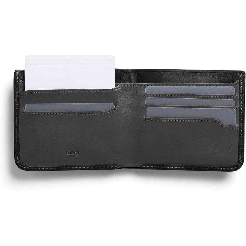 Bellroy Hide & Seek, slim leather wallet, RFID editions available (Max. 12 cards and cash) - Black - My Store