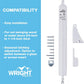 Buy now Wright Products - Standard Duty Pneumatic Screen and Storm Door Closer, White at indiglob india