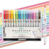 Zebra Pen Mildliner Double-Ended Highlighter Set, Broad and Fine Point Tips, Ideal for Bible Highlighting, No Bleed, Assorted Ink Colors, 15-Pack (78115) - Assorted D