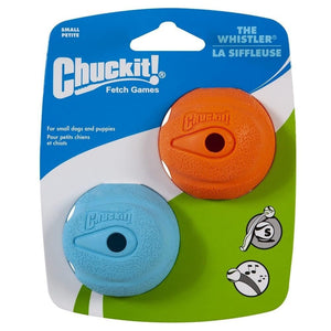 Buy now Chuckit! The Whistler Ball Dog Toy, Small (2 Inch Diameter) for Dogs 0-20 lbs, Pack of 2 at indiglob india