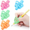 BUSHIBU Pencil Grips for Kids Handwriting, Toddler Pencil Grip, Pen Grips Trainer for Beginners Preschoolers Kindergarten Children(4 PCS) - 4 Grips