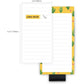 5 Pack Magnetic Notepads for Fridge with Pen Holder, Full Magnet Back Notepad, To Do List, Grocery Shopping, Summer Theme, 6" x 3", 50 Sheets, Magnet Memo Pad for Fridge, Locker, File Cabinet, etc