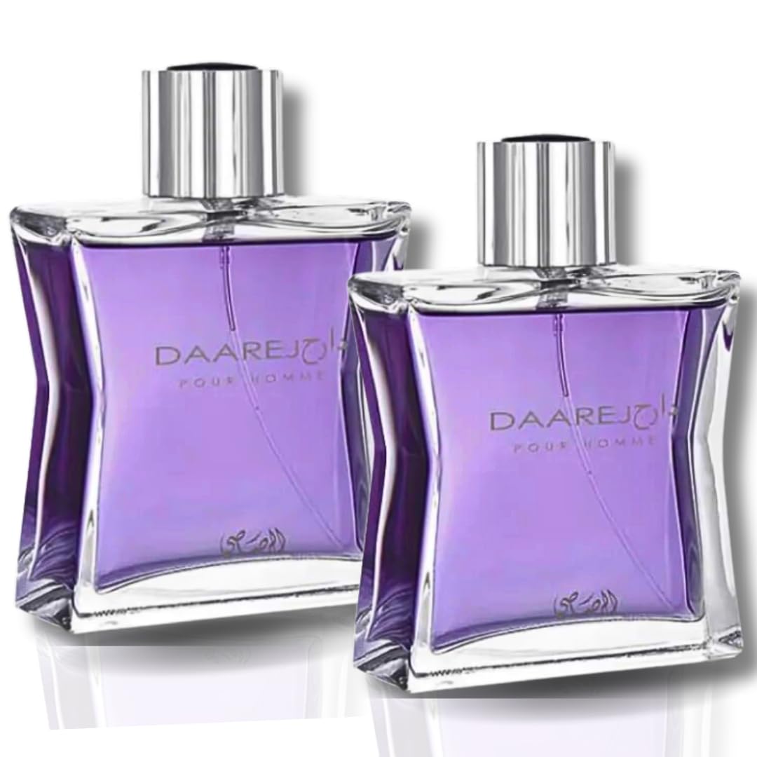Buy now RASASI Dareej For Men Eau De Parfum Spray - 100ML (3.4 Oz) Long Lasting Arabian Perfume - Bold & Premium Fragrance for Special Occasions & Daily Wear, An Essential Perfume Men that Lasts All Day DAAREJ MEN2SET at indiglob india