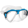 Cressi Matrix Adult Scuba Diving, Snorkeling, and Freediving Masks- Matrix: Made in Italy - Clear/Blue