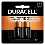 Buy now Duracell CR123A 3V Lithium Battery, 2 Count Pack, 123 3 Volt High Power Lithium Battery, Long-Lasting for Home Safety and Security Devices, High-Intensity Flashlights, and Home Automation at indiglob india