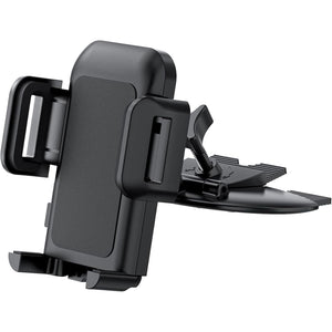 Cell Phone Holder for Car, CD Slot Car Phone Mount, One Button Release Easy Installation CD Player Car Phone Holder Mount Compatible with iPhone 16 15 14 13 12 11 Pro XR XS MAX Galaxy S20 S20+ S10 S9