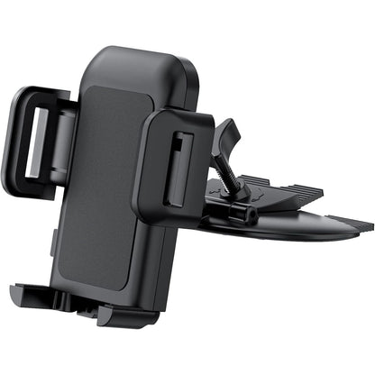 Cell Phone Holder for Car, CD Slot Car Phone Mount, One Button Release Easy Installation CD Player Car Phone Holder Mount Compatible with iPhone 16 15 14 13 12 11 Pro XR XS MAX Galaxy S20 S20+ S10 S9
