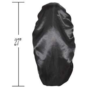 2 Pcs Silk Bonnet for Women Satin, Soft Elastic Band Silky Sleeping Cap Big Bonnets for Braids