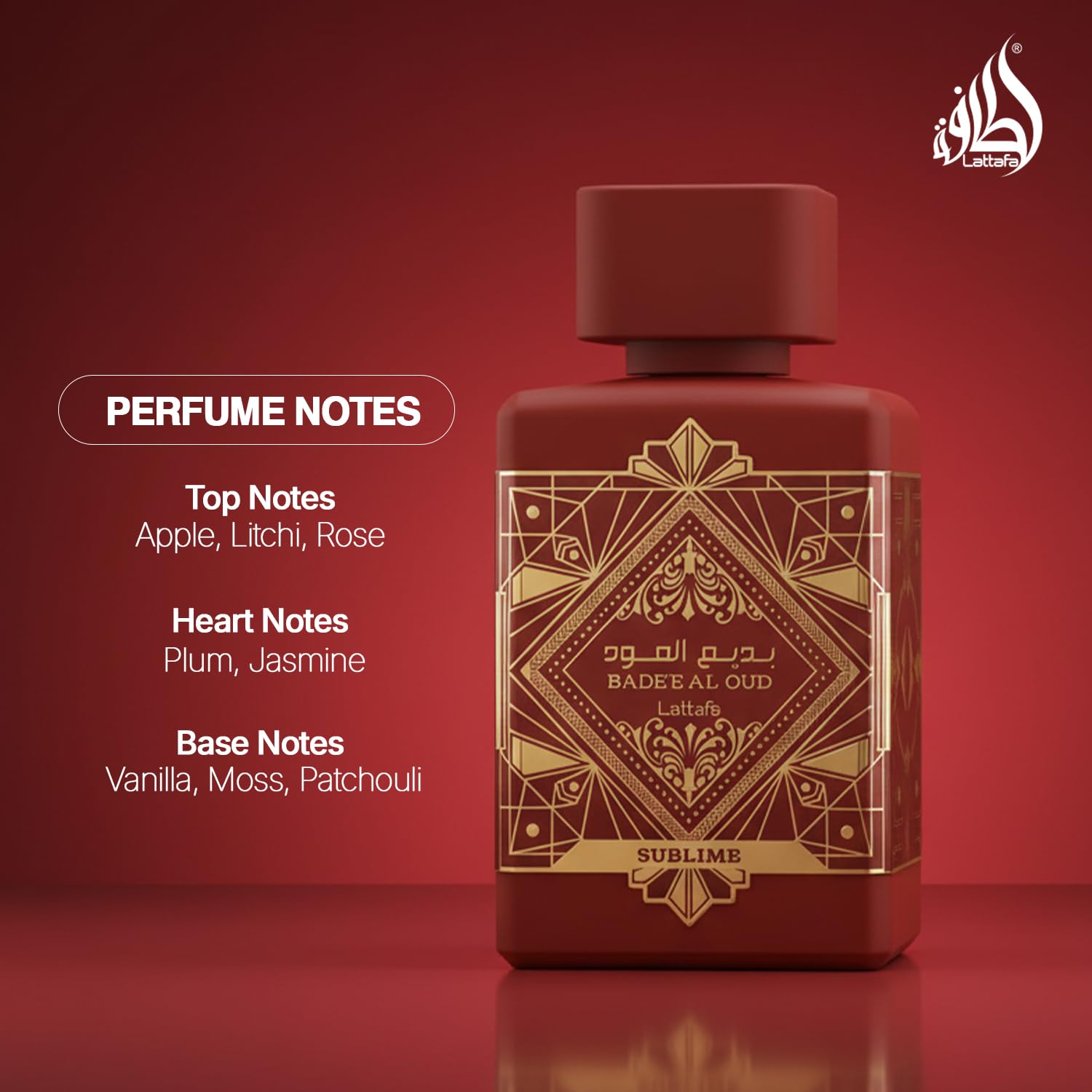 Buy now Lattafa Bade'e Al Oud Sublime - Tropical, Fruity, Fresh, Vanilla - Eau de Parfum Long-Lasting Fragrance for Unisex, 3.40 Ounce / 100 ml at indiglob india