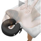 Saloniture Adjustable Massage Table Face Cradle and Pillow 3" Foam - Black