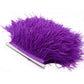 YEQIN 2 Yards Natural & Soft Ostrich Feathers Fringe Trims Ribbon - Used for Dress, Sewing Decoration, Craft Clothing, Boots, Wedding Decoration, DIY, Etc (mistyrose)