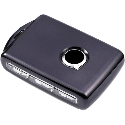Key Fob Cover for Volvo Soft TPU Smart Key Case Holder Fits for 2017-2021 Volvo XC40 XC60 XC90 S90 V90