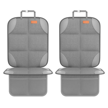 Buy now SMART ELF Car Seat Protector, 2Pack Seat Protector Protect Child Seats with Thickest Padding and Non-Slip Backing Mesh Pockets for Baby and Pet,Sedan SUV Truck (Black) 2PS Light Grey at indiglob india